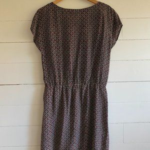 Joie Patterned Scoop Neck Dress